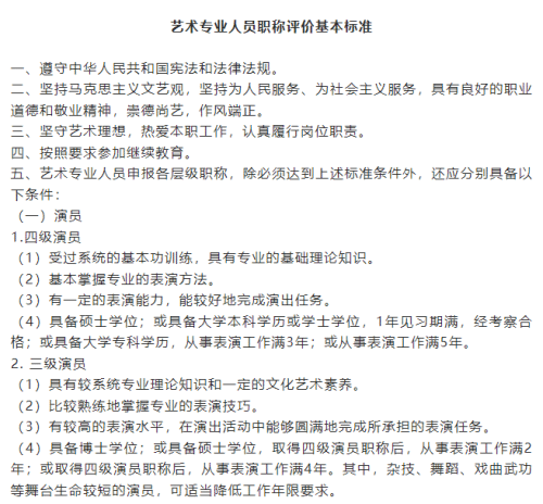 “嘎子哥”谢孟伟也获评三级演员了：演员职称是怎么评的有什么标准？(图1)