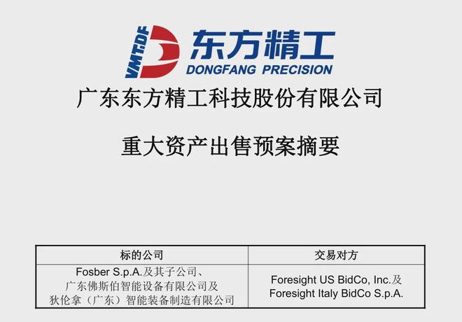 头条63亿出售瓦楞纸板业务东方精工重磅布局两大全新赛道(图3)